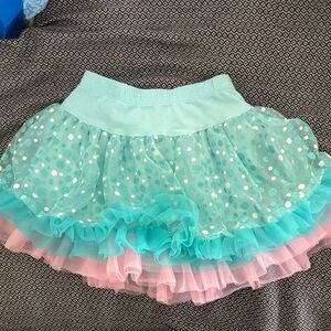 Jona Michelle Turquoise and Pink Tutu Skirt